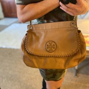 Tory Burch Bag- crossover, camel leather